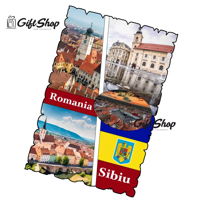 Sibiu romania, magnet frigider mgs178